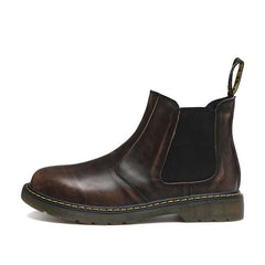 Vintage Leather Short Boots For Men | Stylish & Durable Footwear
