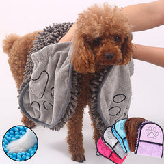 Pet Bathrobe Microfiber Bath Towels