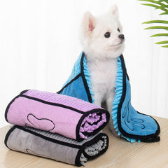 Pet Bathrobe Microfiber Bath Towels