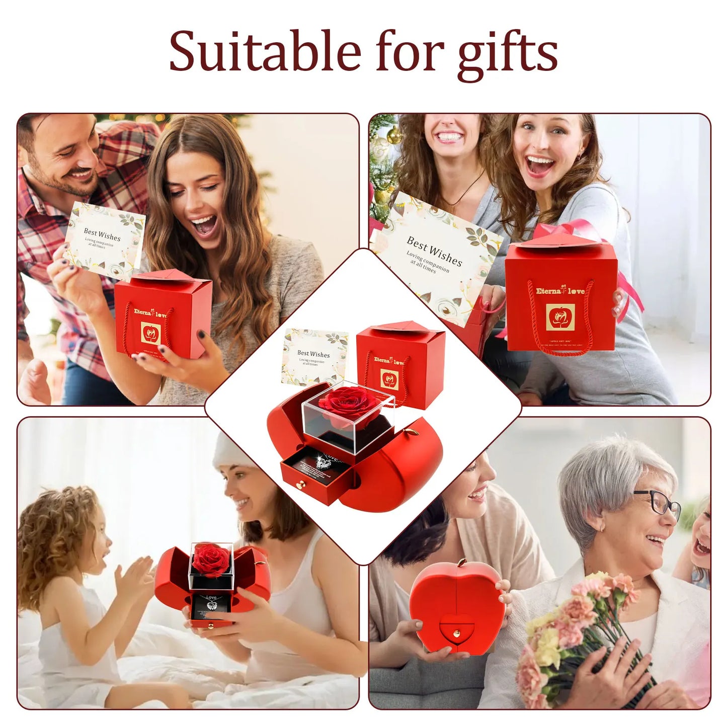 Eternal Rose in Luxury Gift Box with Secret Drawer