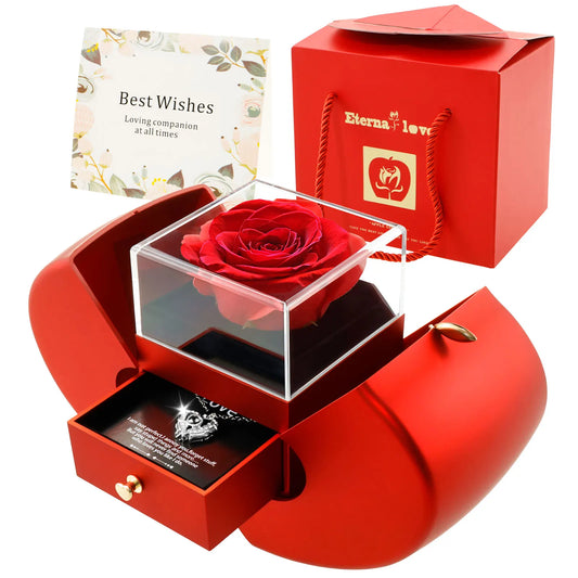 Eternal Rose in Luxury Gift Box with Secret Drawer