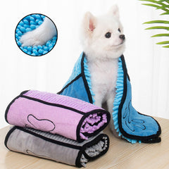 Pet Bathrobe Microfiber Bath Towels